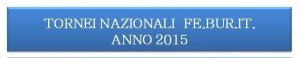 PROGRAMMA CAMPIONATO FEBURIT 2015